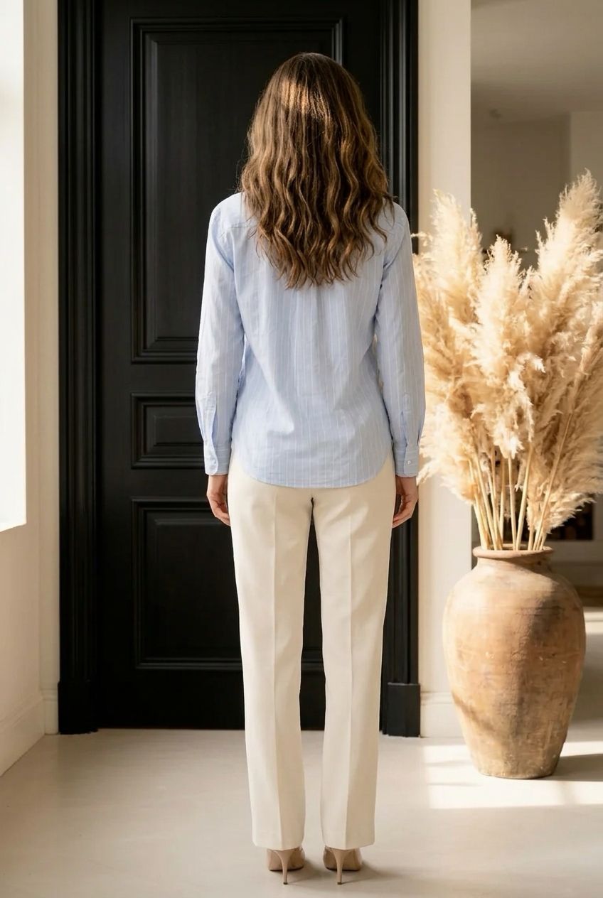 Crème Straight Cut Pantalon – Tijdloos, Elegant &amp; Modern-