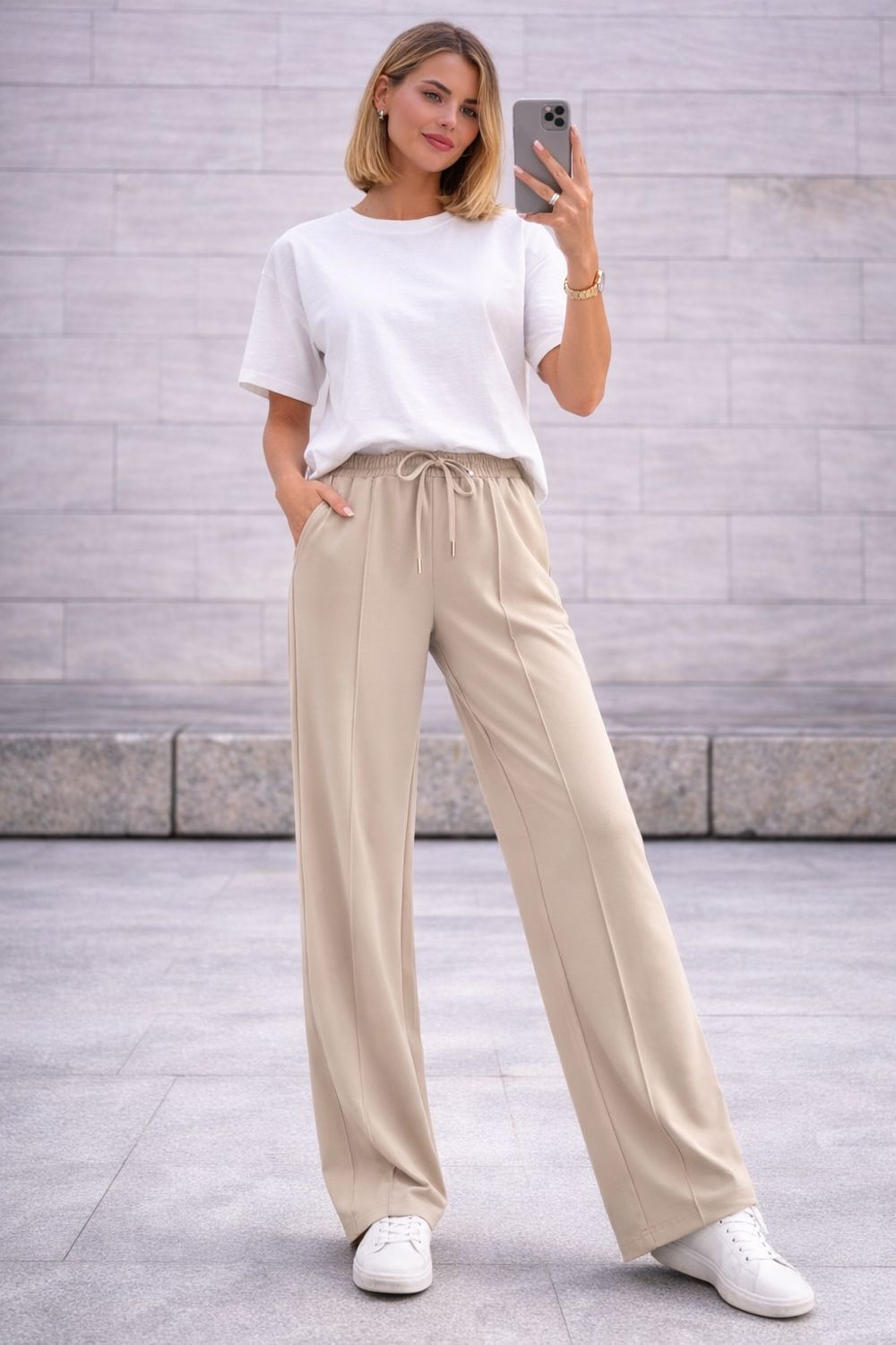 Comfy Travel Pants Met Zakken - Comfortabele Broek Rechte Fit Dames