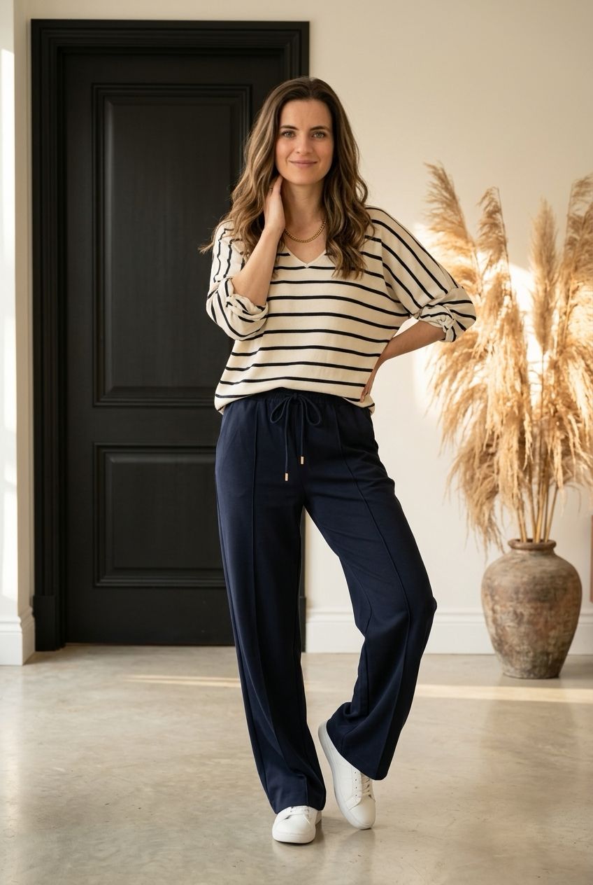 Comfy Travel Pants Met Zakken - Comfortabele Broek Rechte Fit Dames