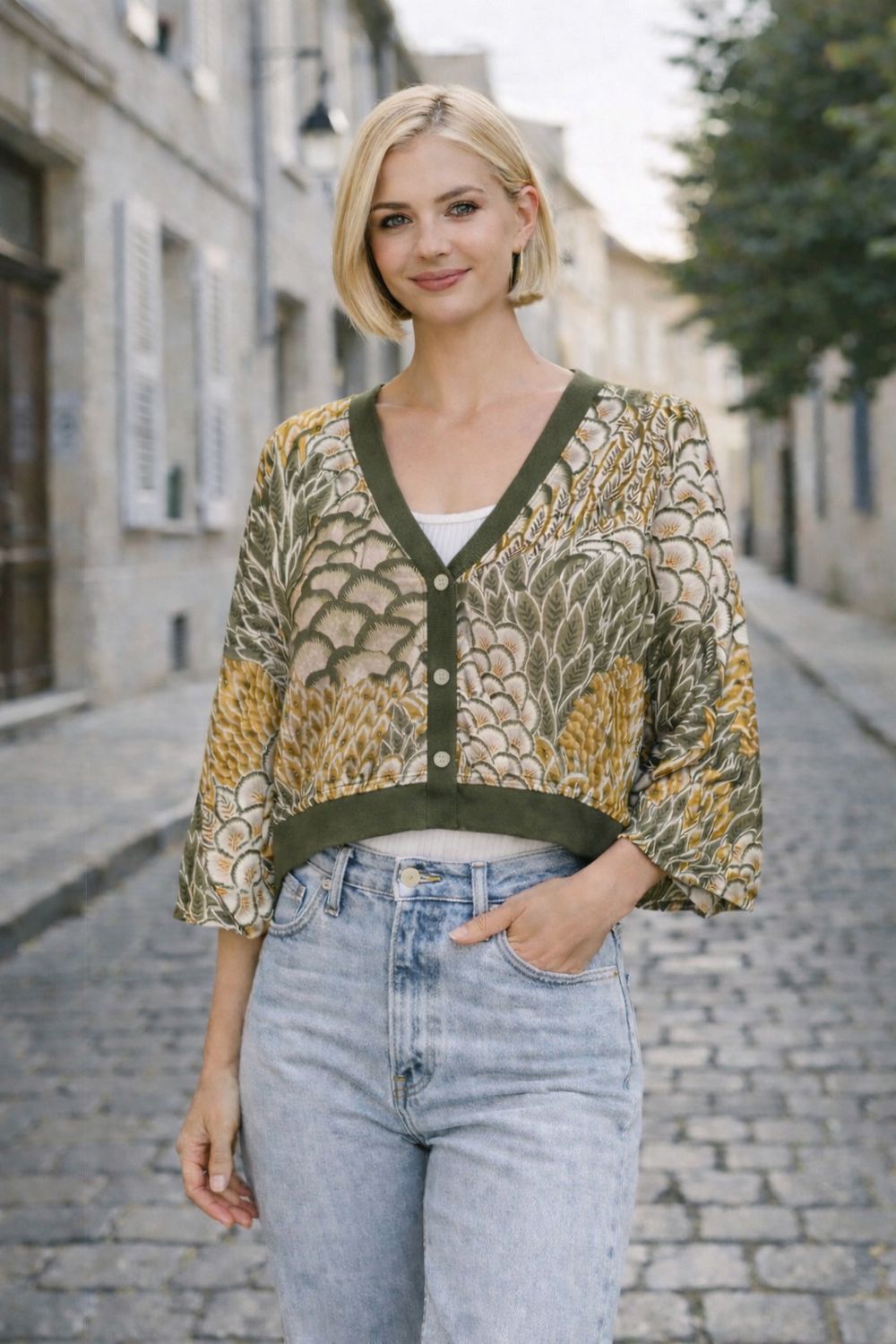 Korte GILET Voor Danes- Satin Look Kimono Gilet