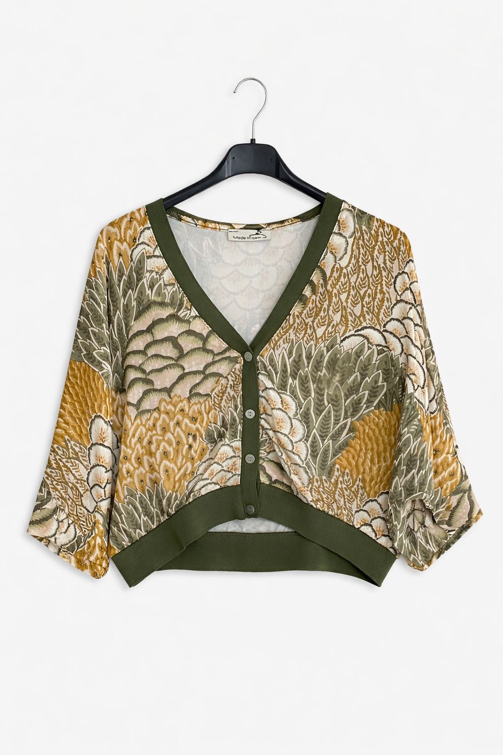 Korte GILET Voor Danes- Satin Look Kimono Gilet