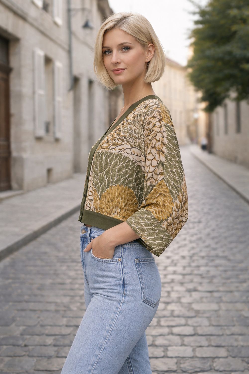 Korte GILET Voor Danes- Satin Look Kimono Gilet