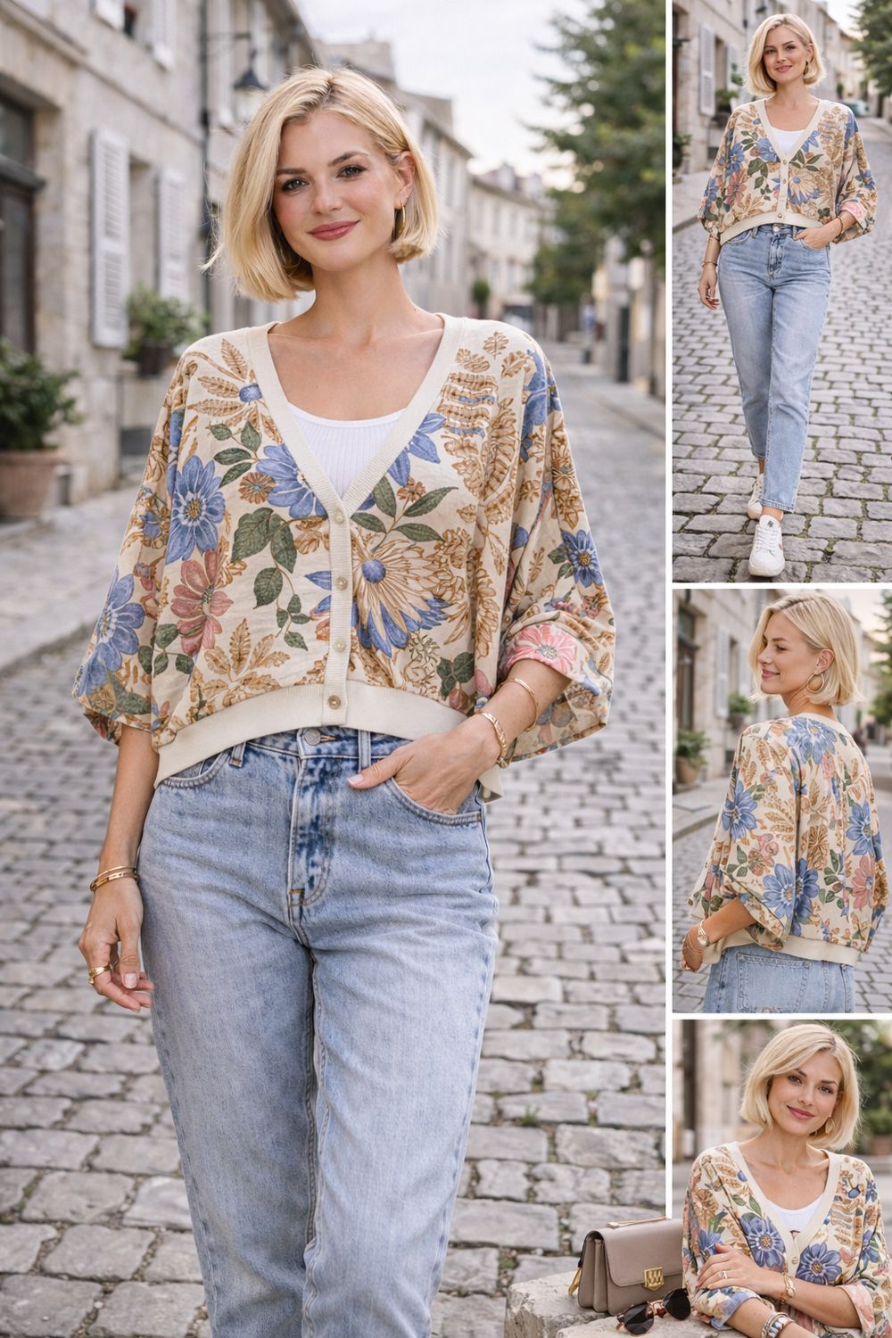 Korte GILET Voor Danes- Satin Look Kimono Gilet