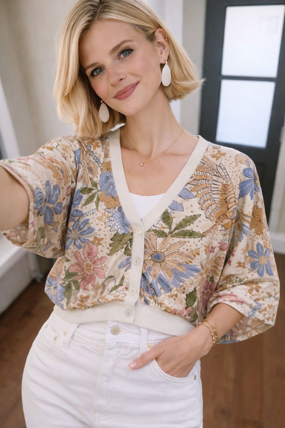 Korte GILET Voor Danes- Satin Look Kimono Gilet