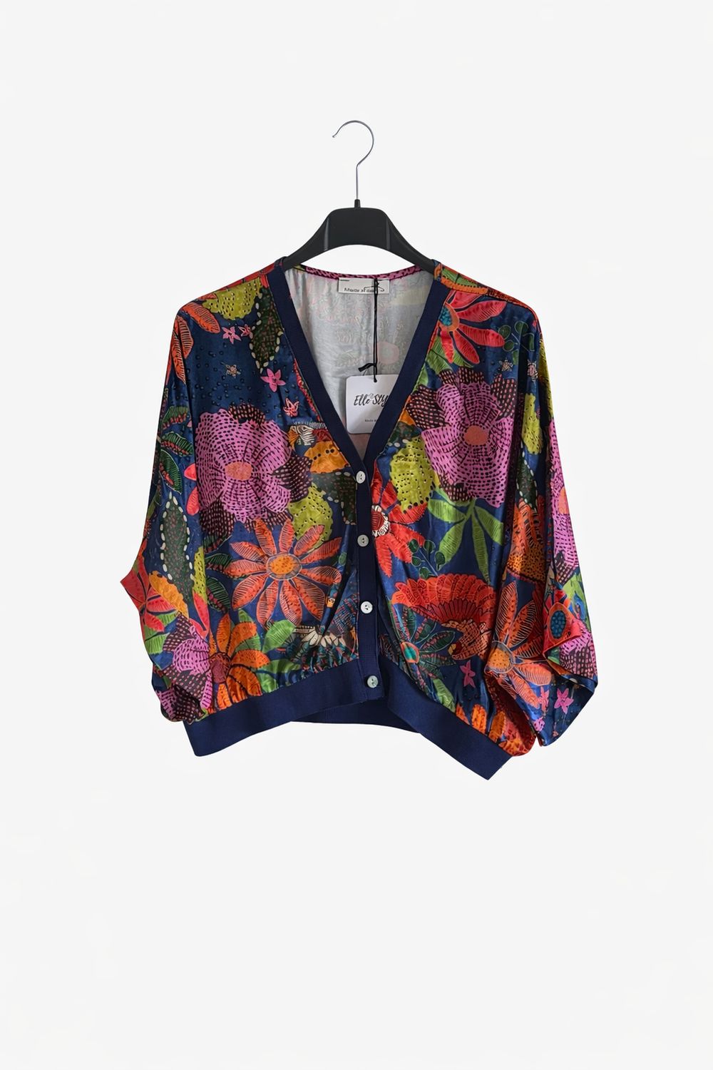 Korte GILET Voor Danes- Satin Look Kimono Gilet