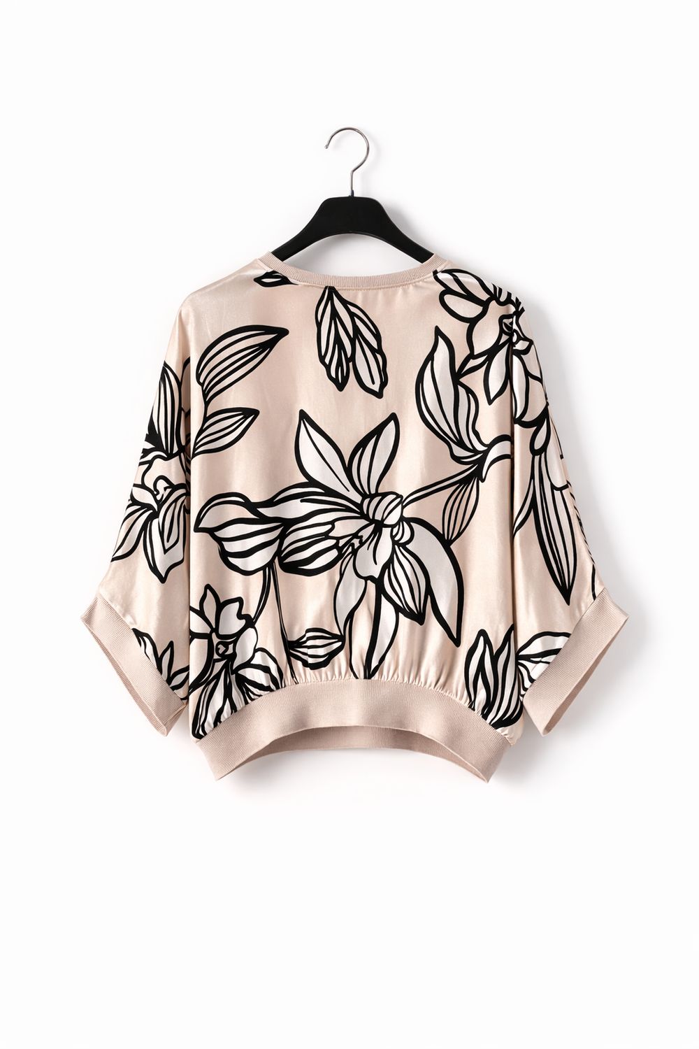 Korte GILET Voor Danes- Satin Look Kimono Gilet