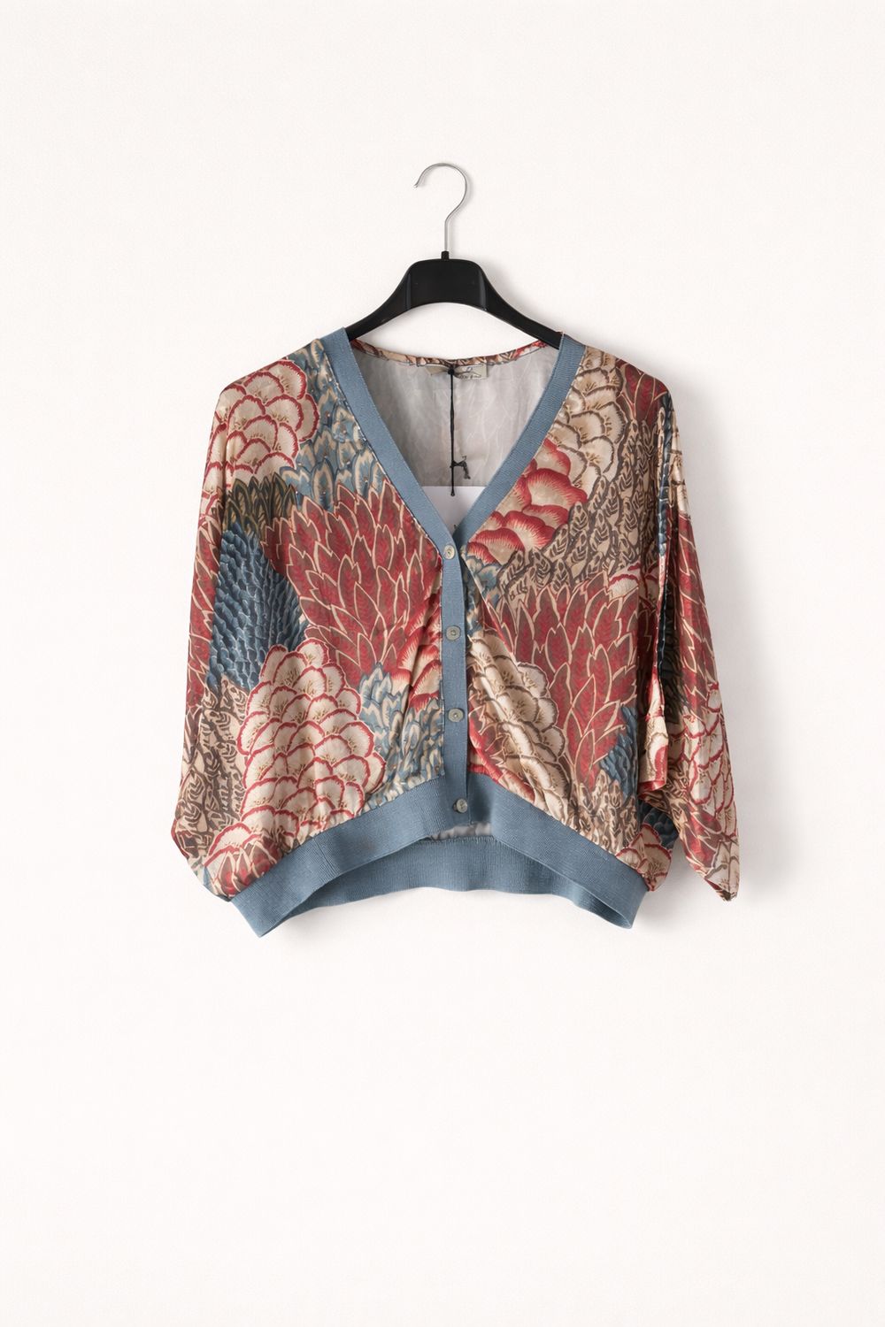 Korte GILET Voor Danes- Satin Look Kimono Gilet