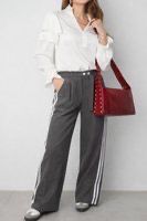 Gestreept casual sportieve broek