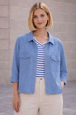 Infinity Me Viscose Jacket met Borduur- Kort Jasje Voor Dames