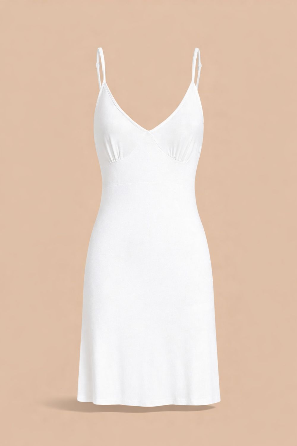 Luchtige jurk met knit bovenstuk en zachte flow- Transparant