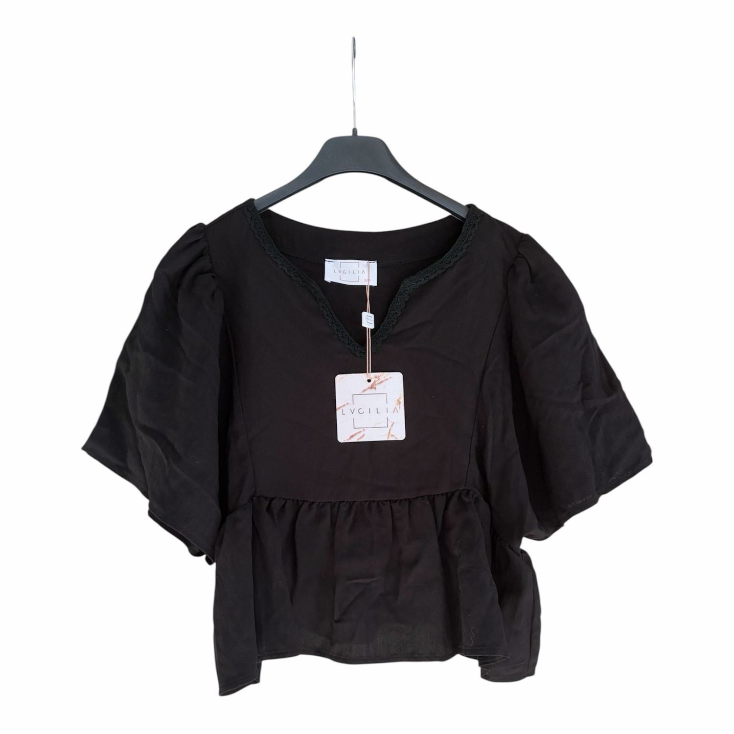 losse frivole Crop top- Anna top