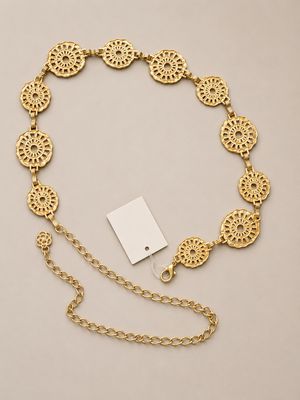 Gouden kettingriem met muntdetails | Elegant &amp; vrouwelijk