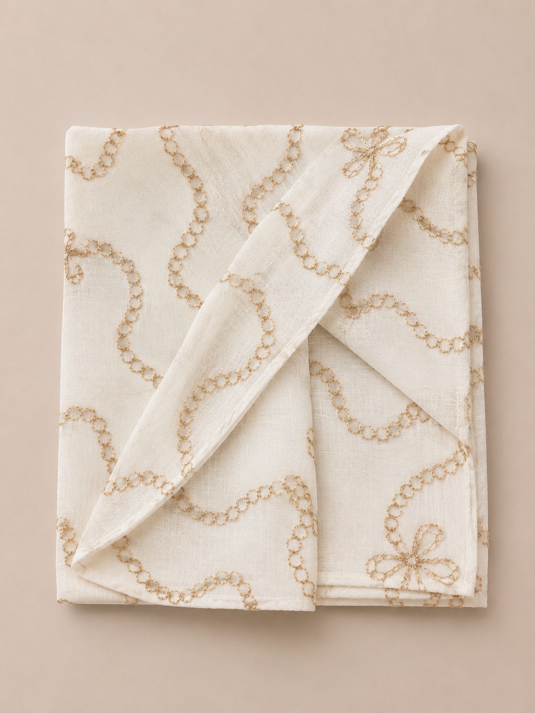 Lichte sjaal met subtiele print | Tijdloos &amp; elegant