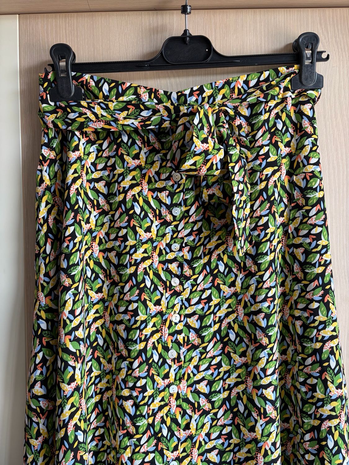 Infinity Me Midi Rok – Groen Print | Comfort Fit &amp; Flatterende Taille