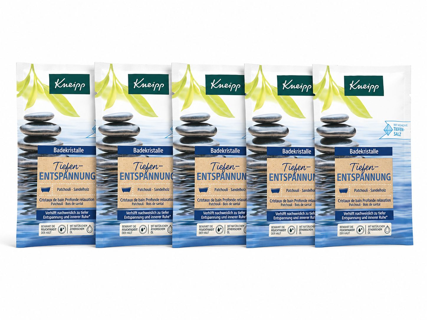 Tiefen Entspannung - Diepe Ontspanning - Kneipp Bad Kristallen- Zakje Badzout 60gr
