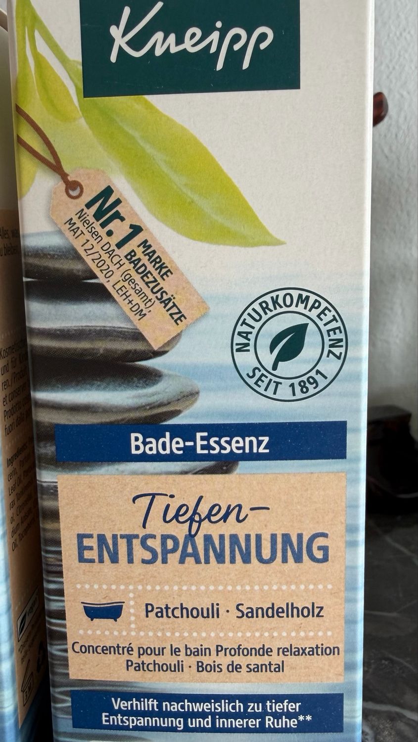 Tiefen Entspannung - Diepe Ontspanning - Kneipp Bad Kristallen- Zakje Badzout 60gr