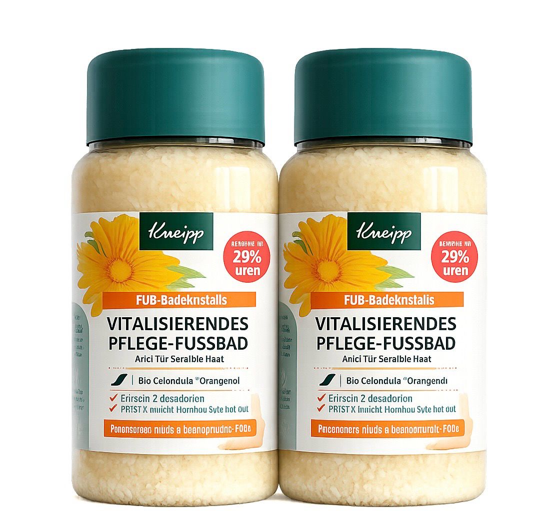 Vitaliserend Voetbad- Kneipp Bad Kristallen- Badzout