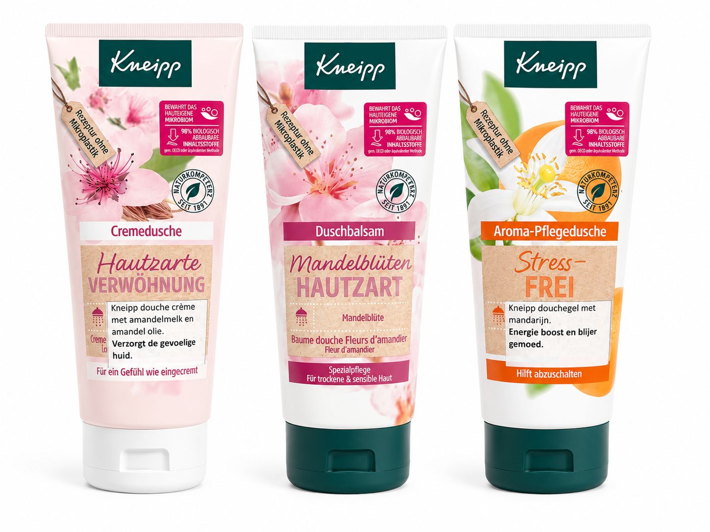 Huidverzorging, Gevoelige Huid, Stress free- Douchegel Voor Dames - Kneipp Douche Gel