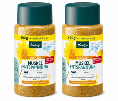 Muskel Entspannung - Spier Ontspanning - Kneipp Bad Kristallen- Badzout 600gr