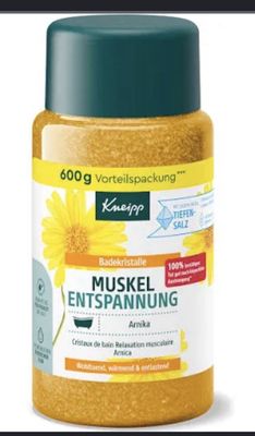 Muskel Entspannung - Spier Ontspanning - Kneipp Bad Kristallen- Badzout 600gr