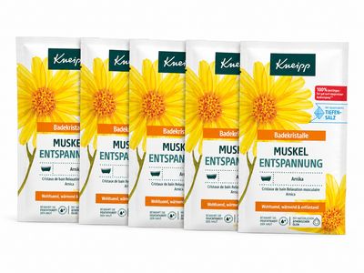 Muskel Entspannung - Spier Ontspanning - Kneipp Bad Kristallen- Zakje Badzout 60gr