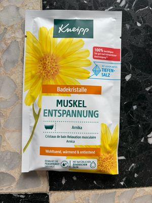 Muskel Entspannung - Spier Ontspanning - Kneipp Bad Kristallen- Zakje Badzout 60gr