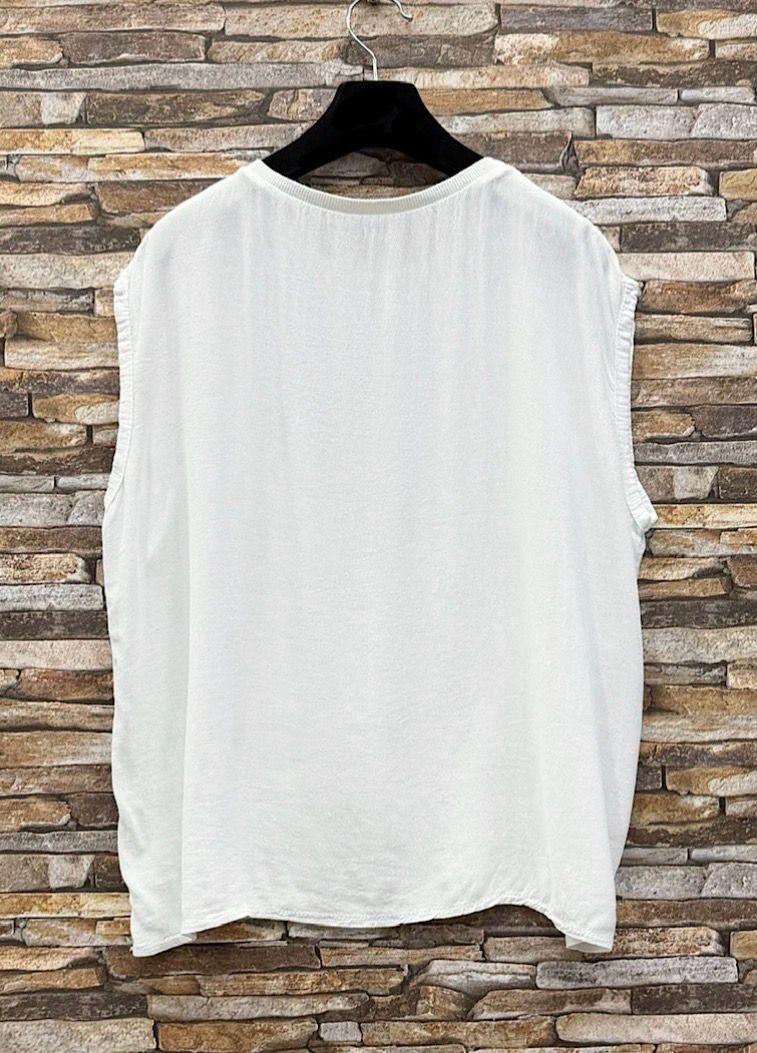 Satin Look T Shirt Met Studs