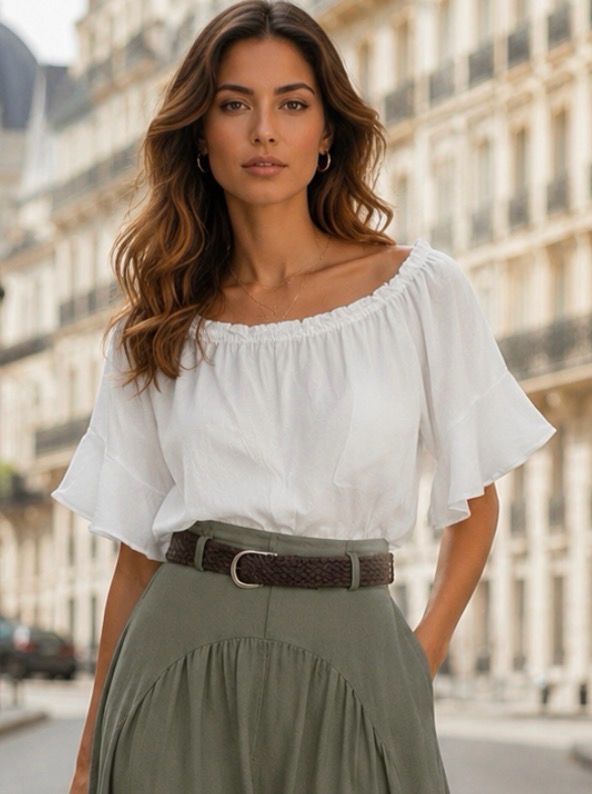 Off Shoulder Top - Luchtige Blouse