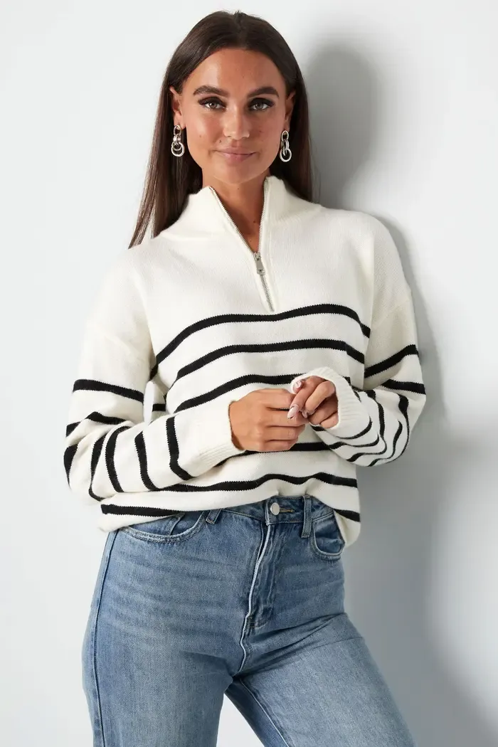 gestreepte sweater
