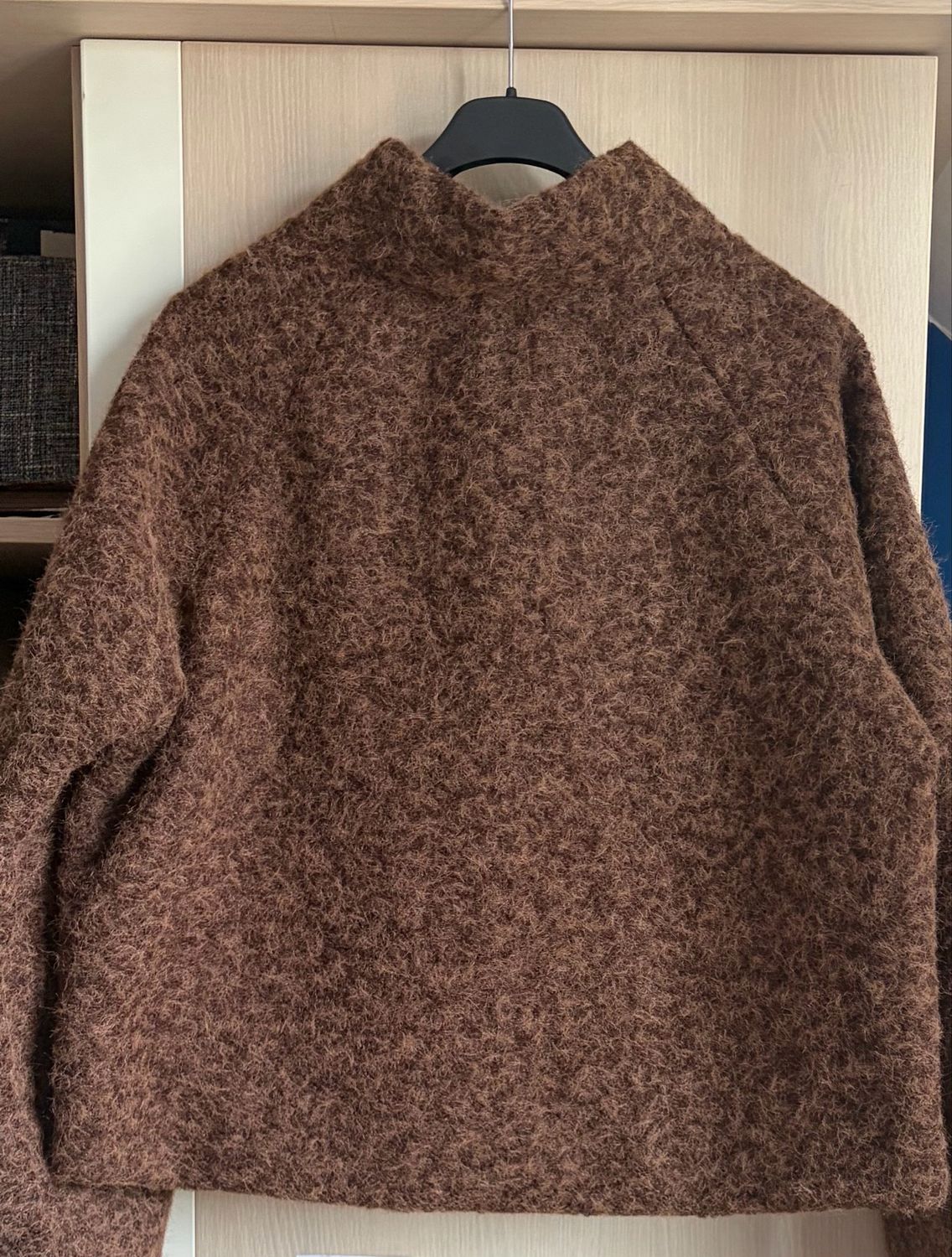 Korte Soft Luxe Bouclé Jacket – Taupe Brown- Tussen Seizoen Jasje