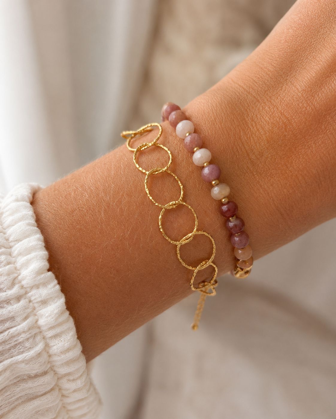Sieraden Set- Armbanden Set- Natuursteen
