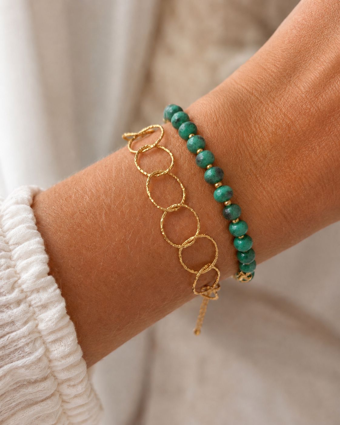 Sieraden Set- Armbanden Set- Natuursteen