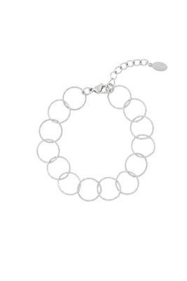 Sieraden Set- Armbanden set - stainless steel zilverkleurig armband set