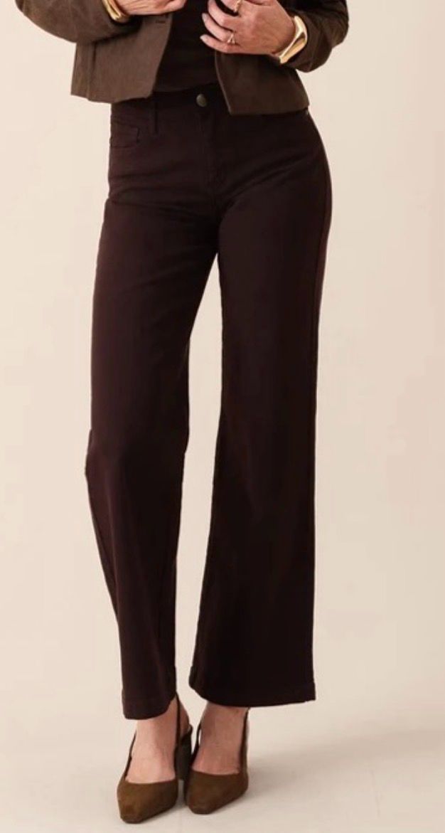 Classic Light Flare Straight Fit Jeans – Plum