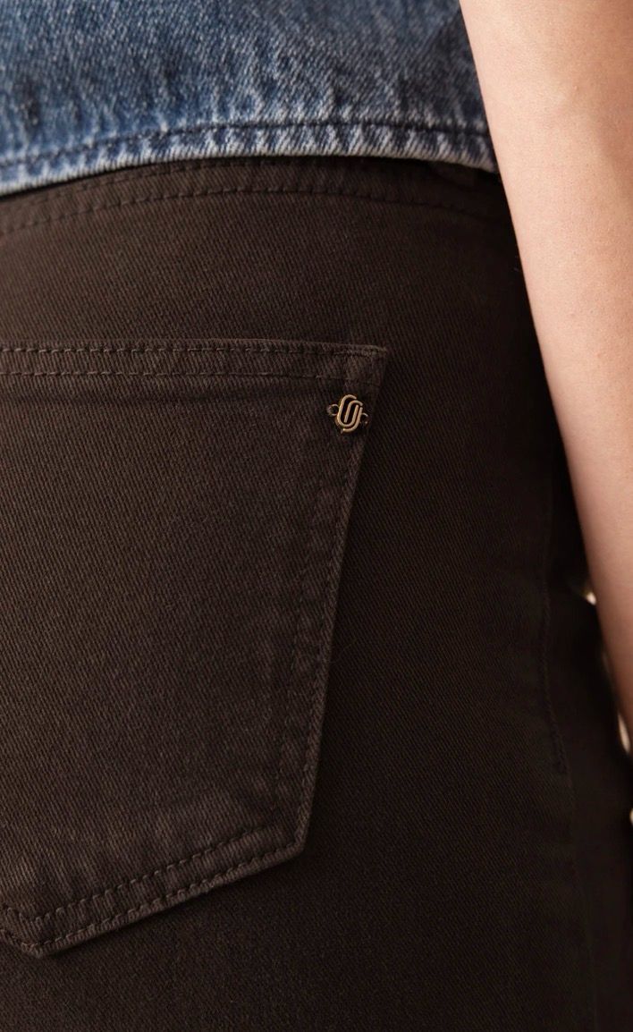 Classic Light Flare Wide Leg Jeans – Chocolate