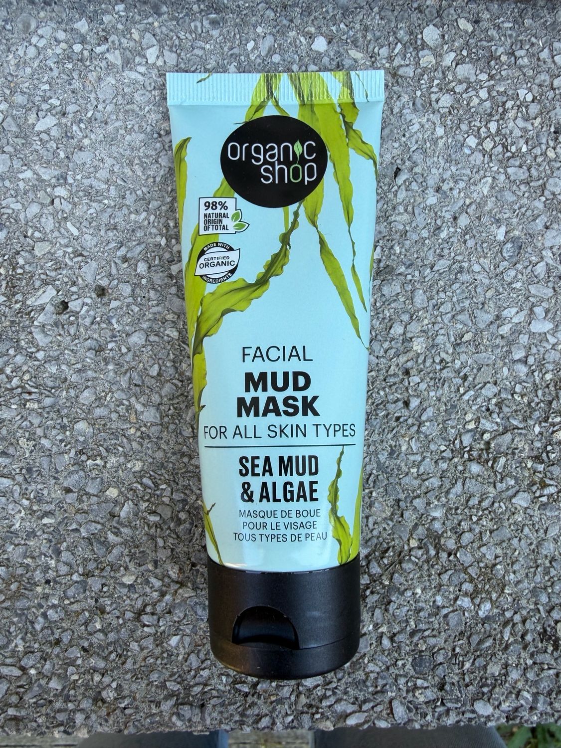 Organic Shop Sea Mud &amp; Algae Facial Mud Mask – Zuiverend Gezichtsmasker