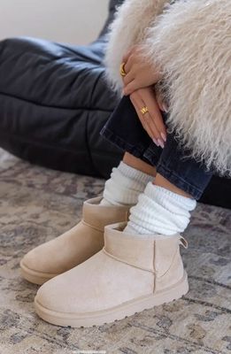 Cozy Suède Look Enkellaarsjes –   Warm, comfy &amp; effortlessly stylish!
