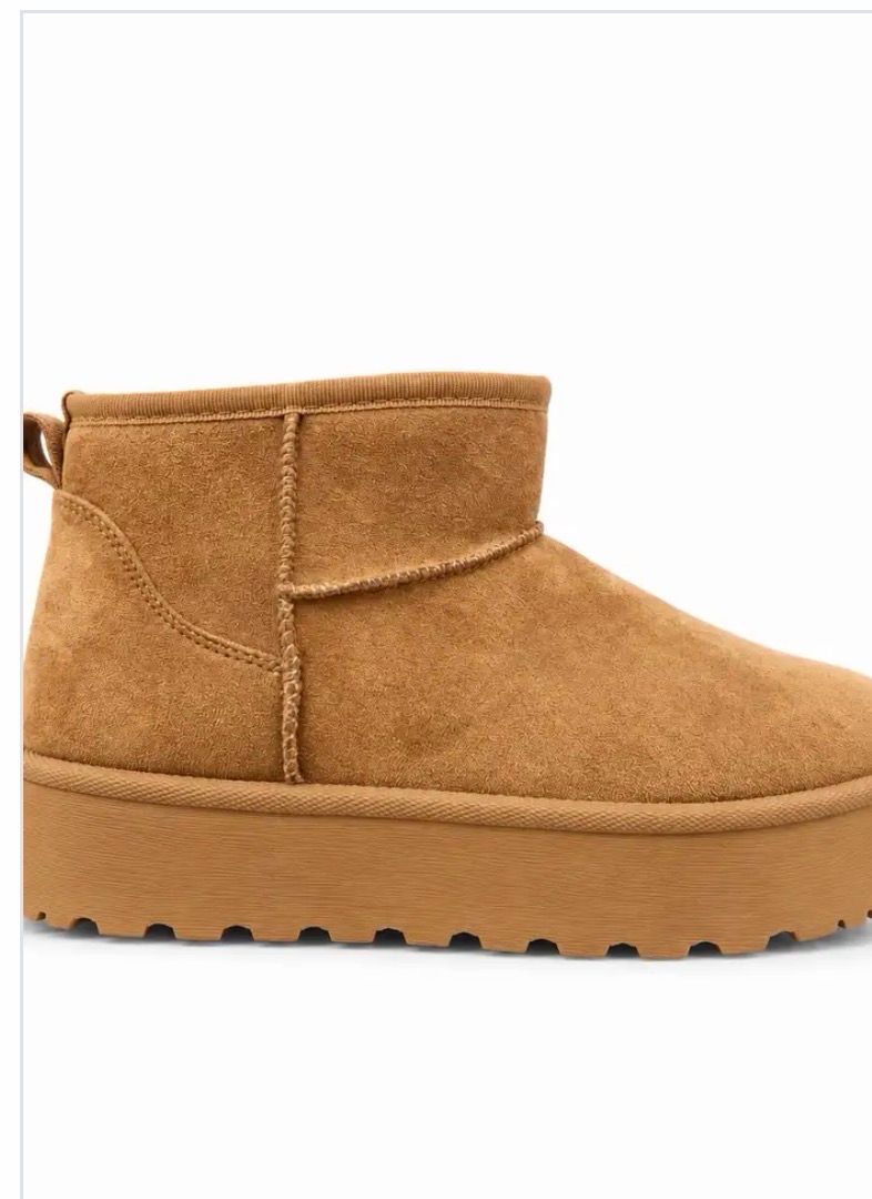 Cozy Platform Boots – Camel 🤎  Warm &amp; cozy met een trendy touch!