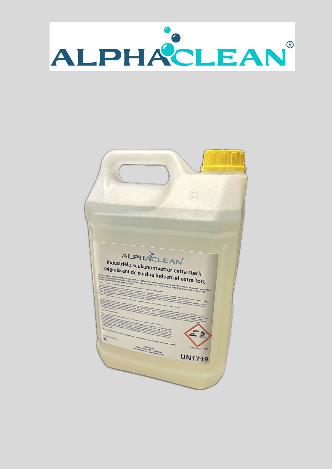 Industriële ontvetter extra sterk Alpha Clean