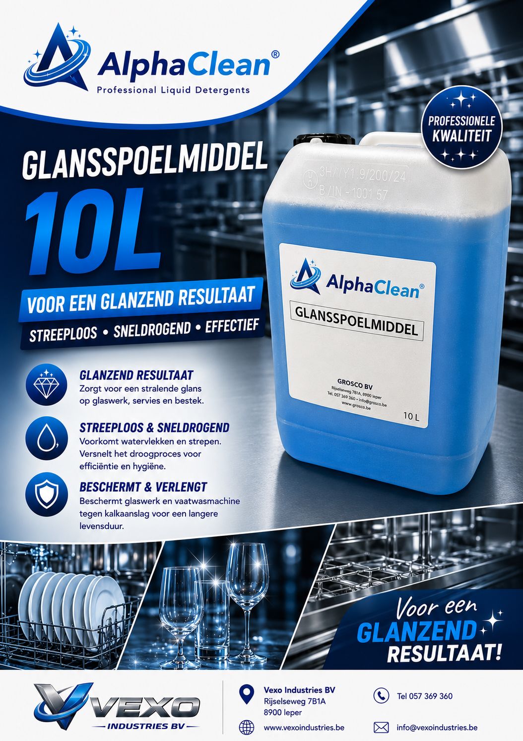 Glansspoelmiddel ALPHACLEAN® 10L