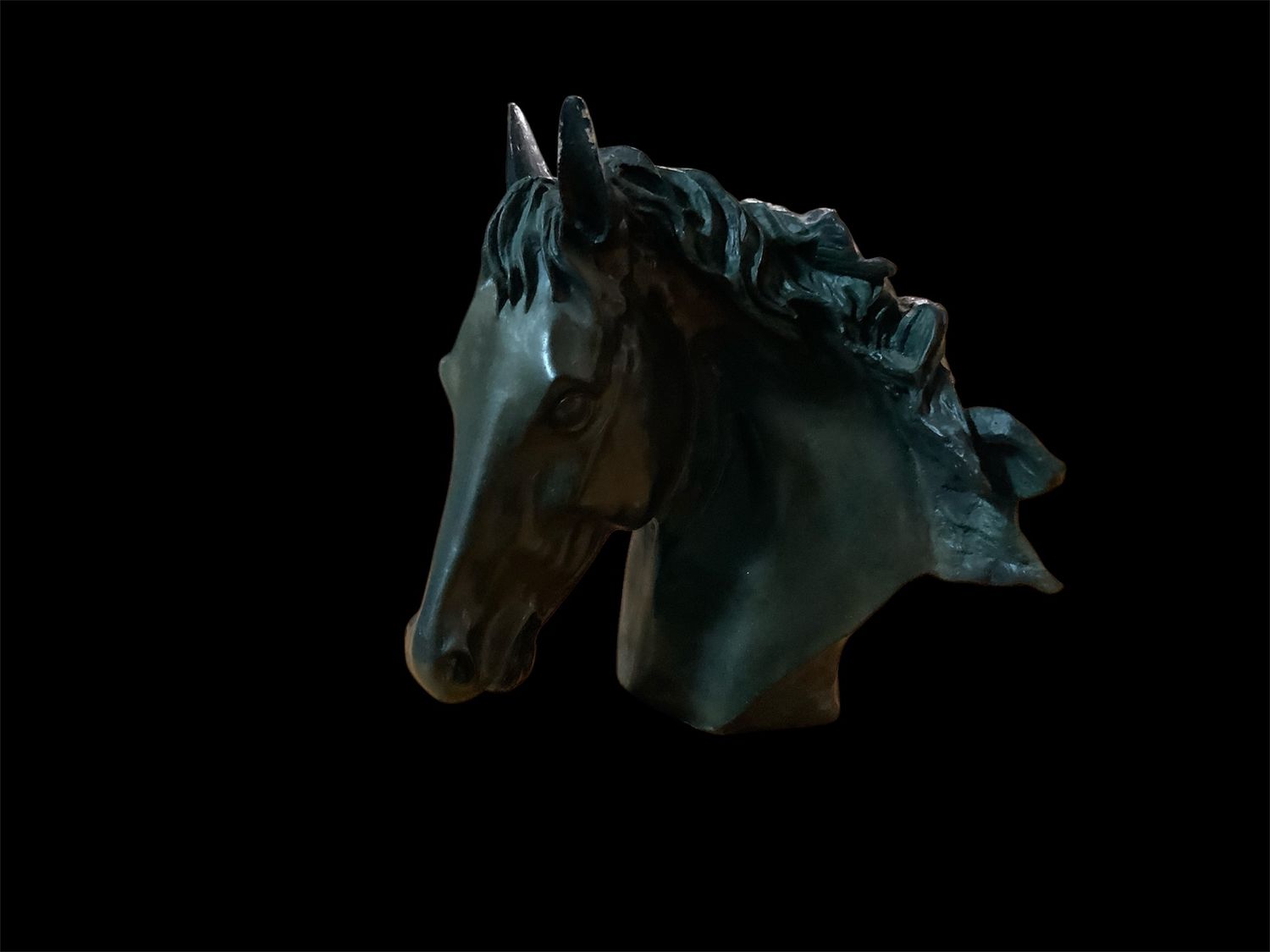 Bronze Finish Horse Head