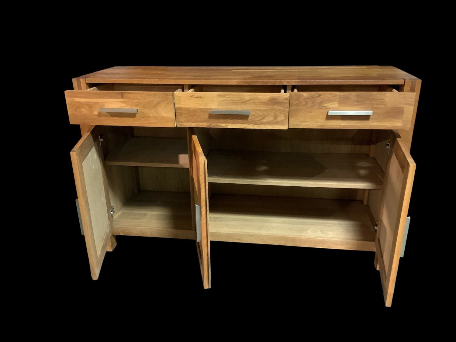 SOLID OAK SIDE BOARD