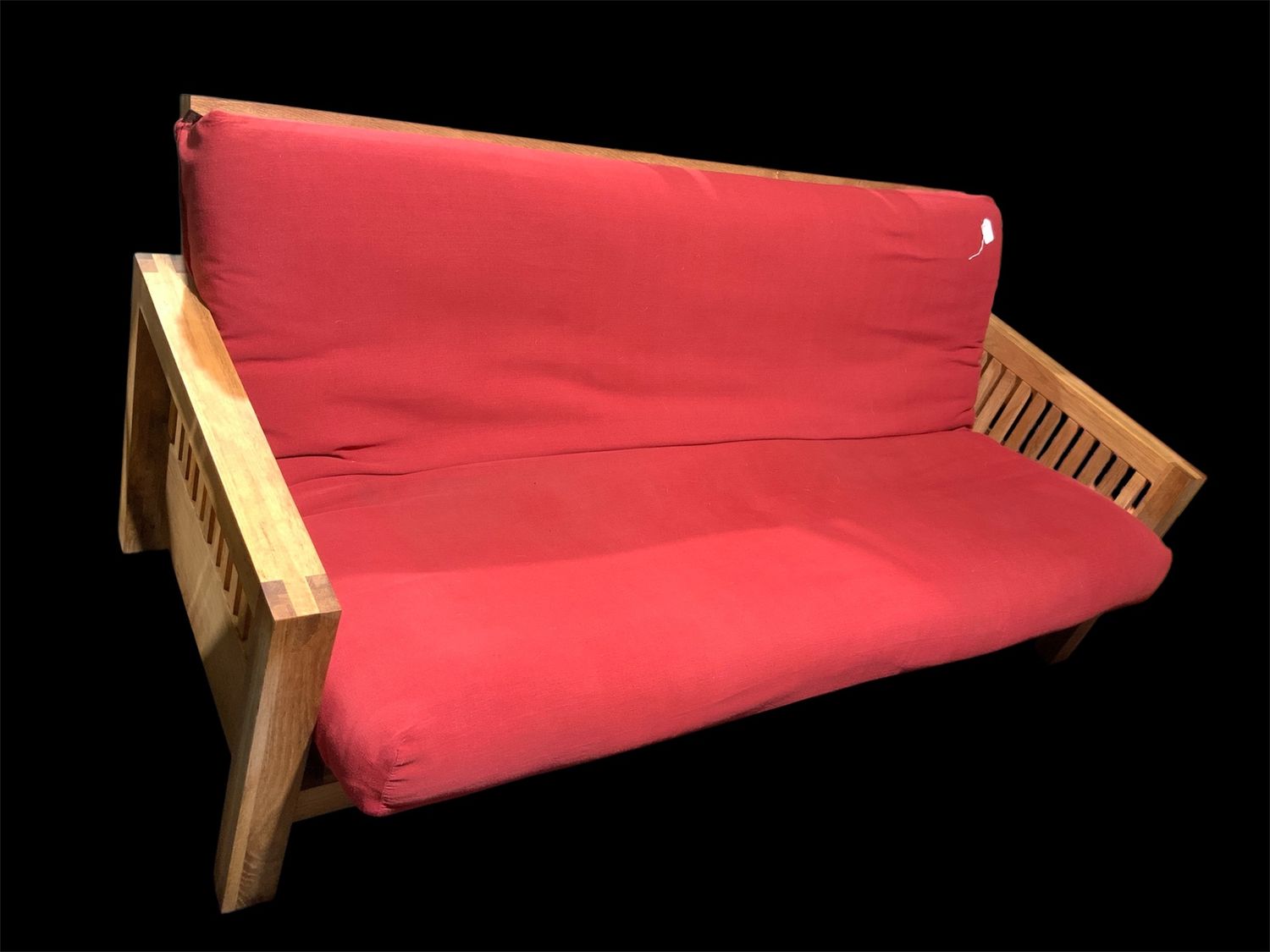 WOODEN FRAME DOUBLE FUTON