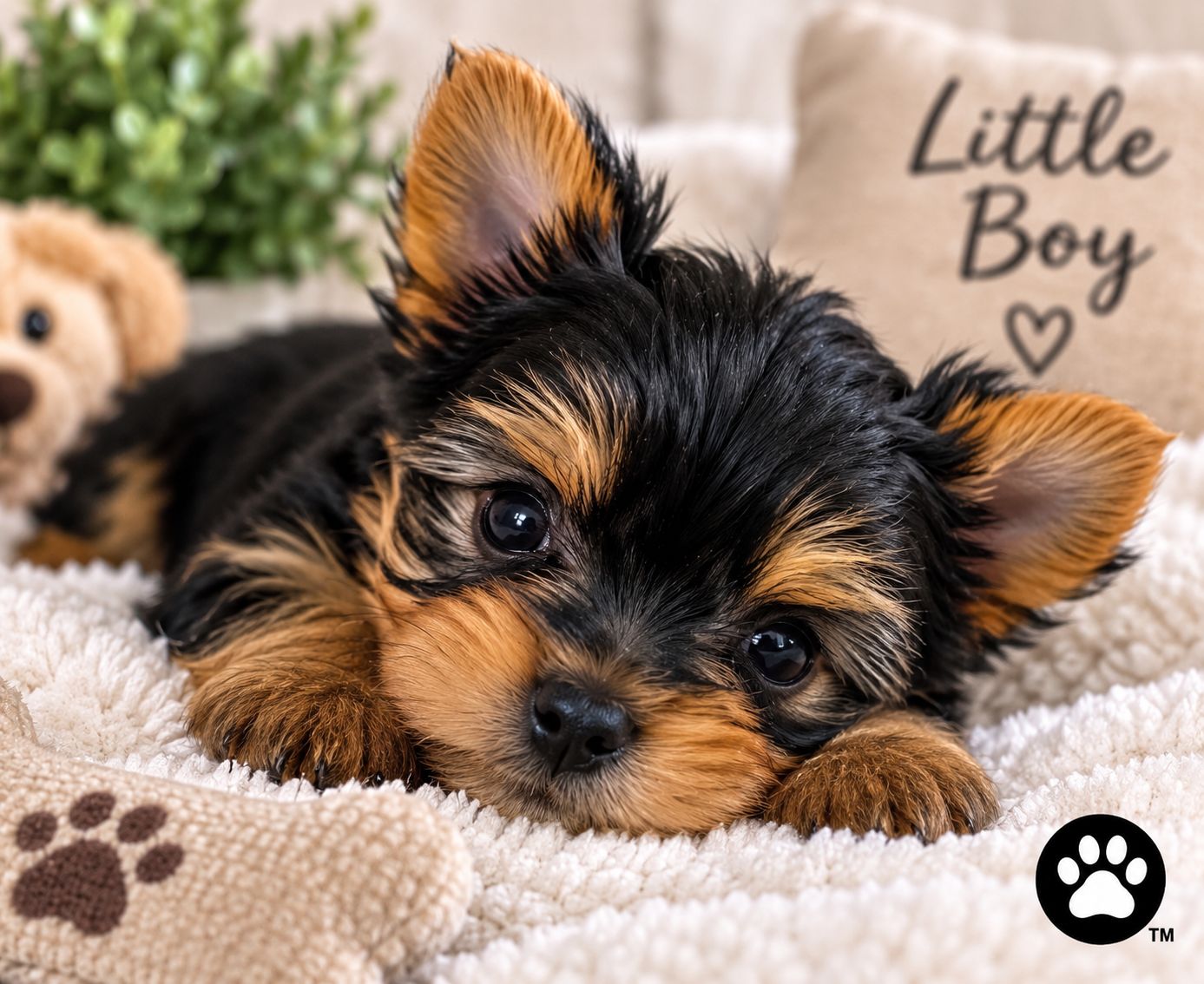 Toy Male Yorkie John Wayne