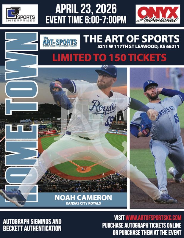 Noah Cameron Autograph Signing (any item signed)