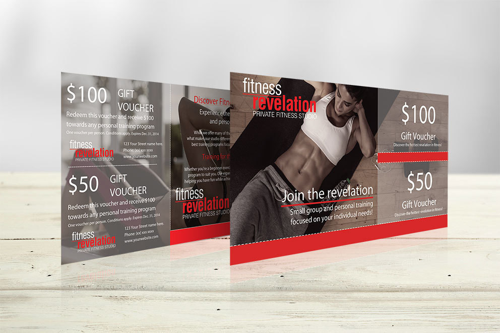 Gift Vouchers (double sided)