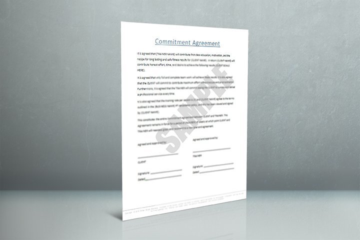 Trainer/Client Commitment Agreement