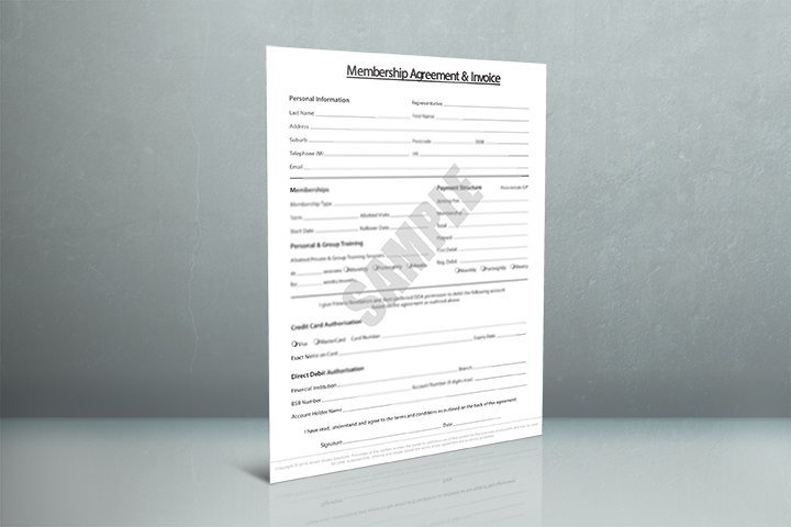Membership Agreement (2 pages)