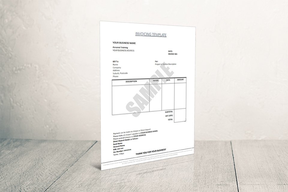 Staff Invoicing Template