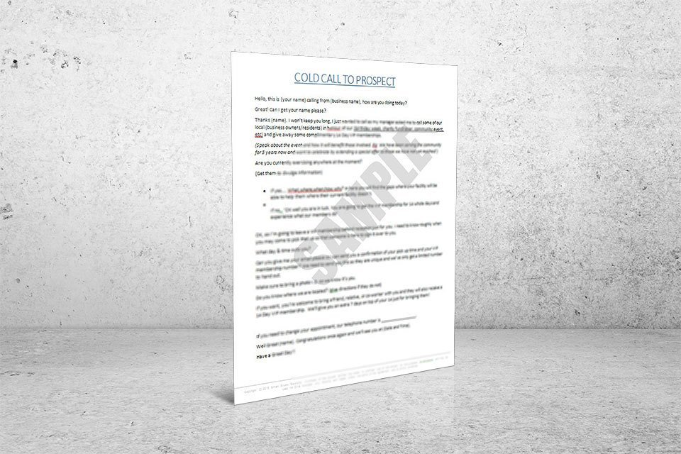 Cold Call Script